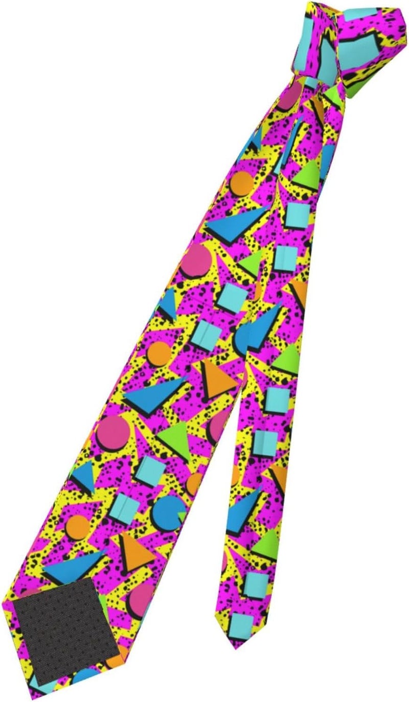 Yilad Tie for Men and Boy Novelty Fun Full Print Men's Necktie Skinny Fashion Narrow Wide - Image 4